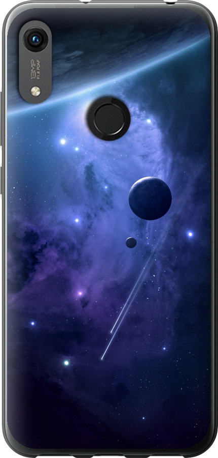Планети в синьому космосі
