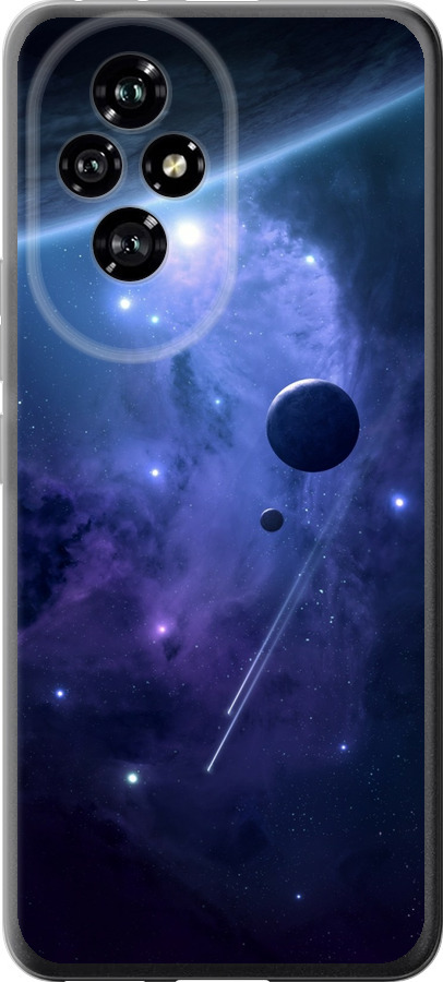 Планети в синьому космосі