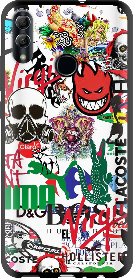 Many different logos
