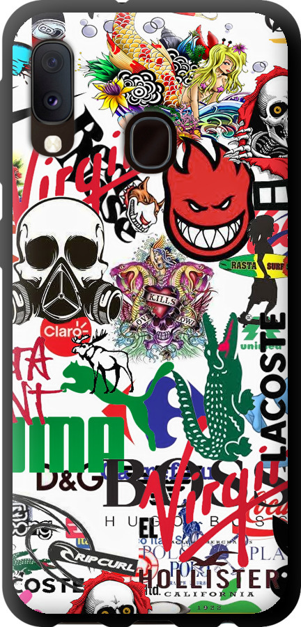 Many different logos