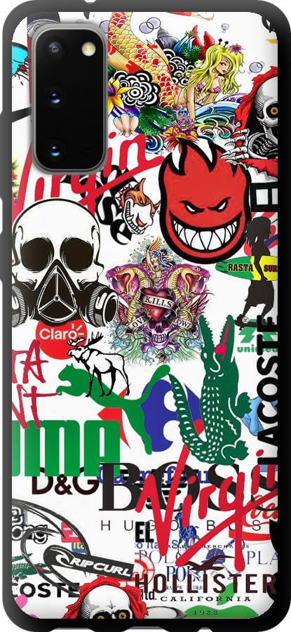 Many different logos