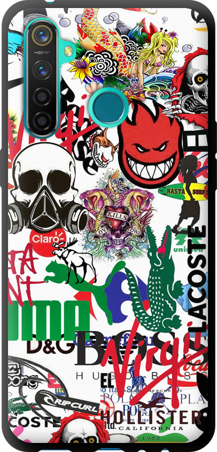 Many different logos