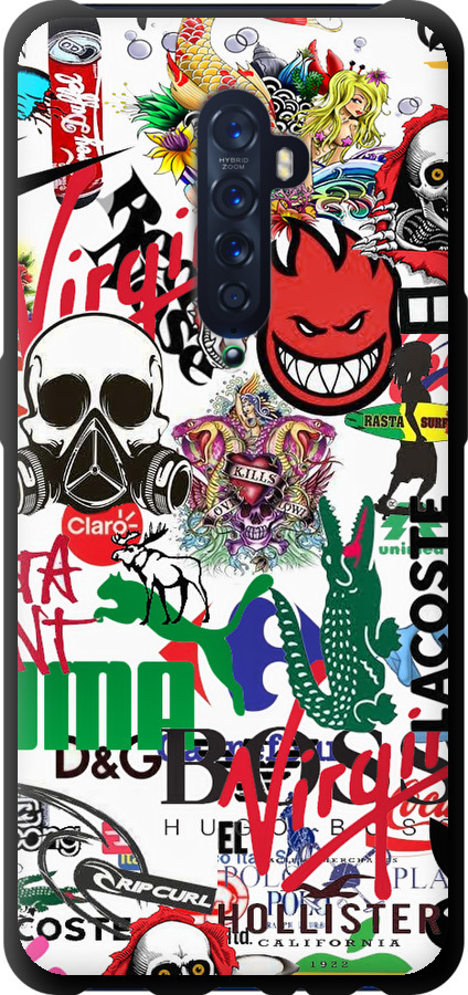 Many different logos