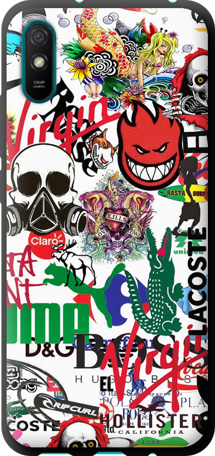 Many different logos