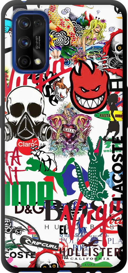 Many different logos