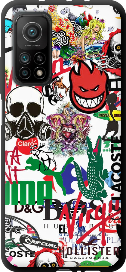 Many different logos