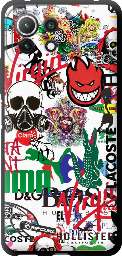 Many different logos