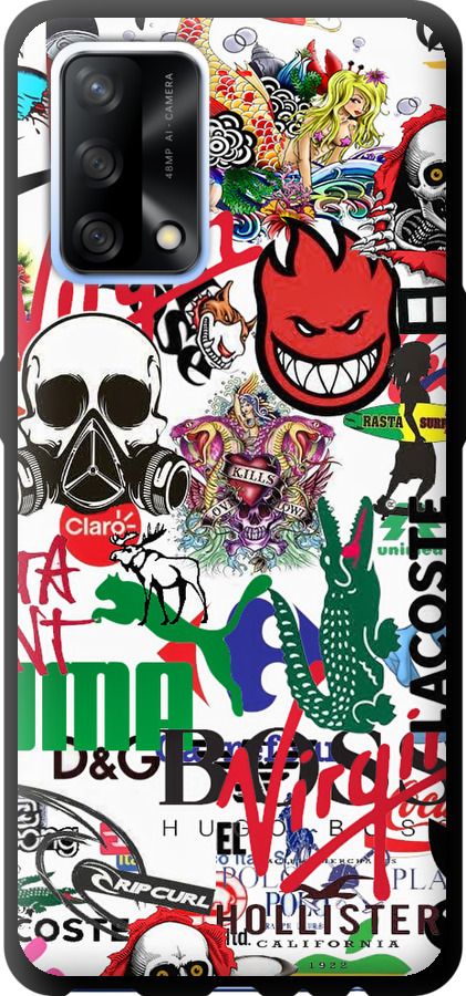 Many different logos