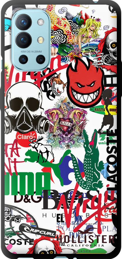 Many different logos