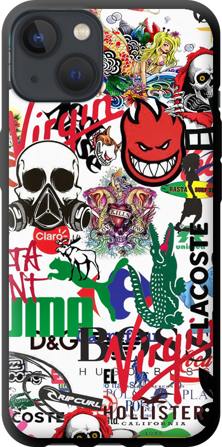 Many different logos