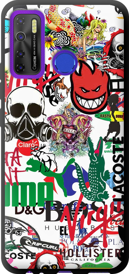 Many different logos