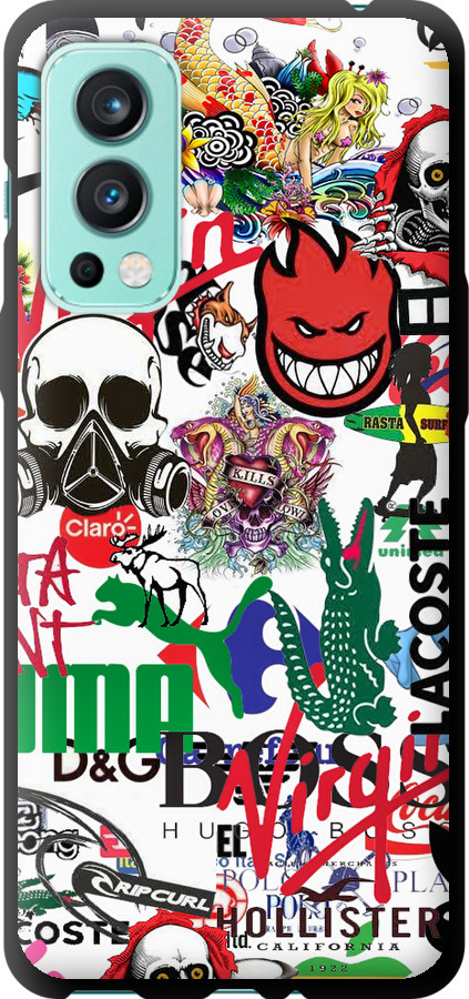Many different logos