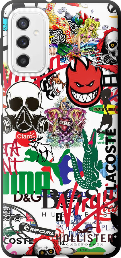 Many different logos