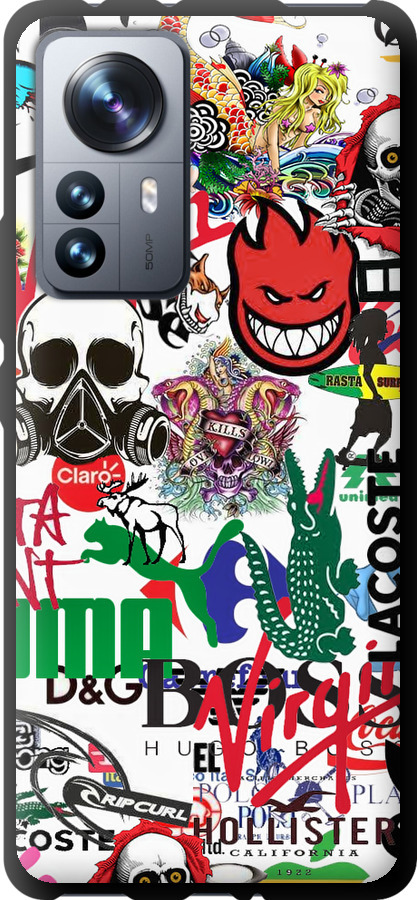 Many different logos