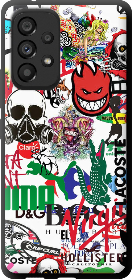 Many different logos