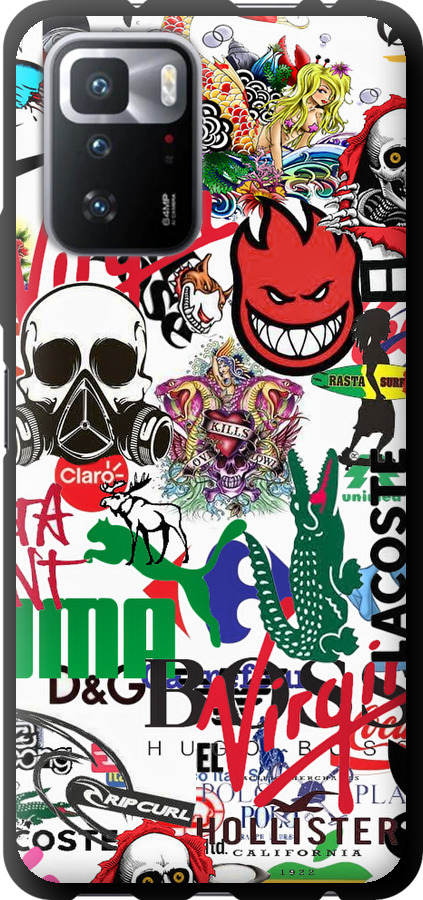 Many different logos