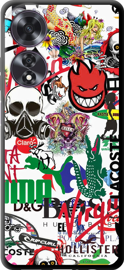 Many different logos