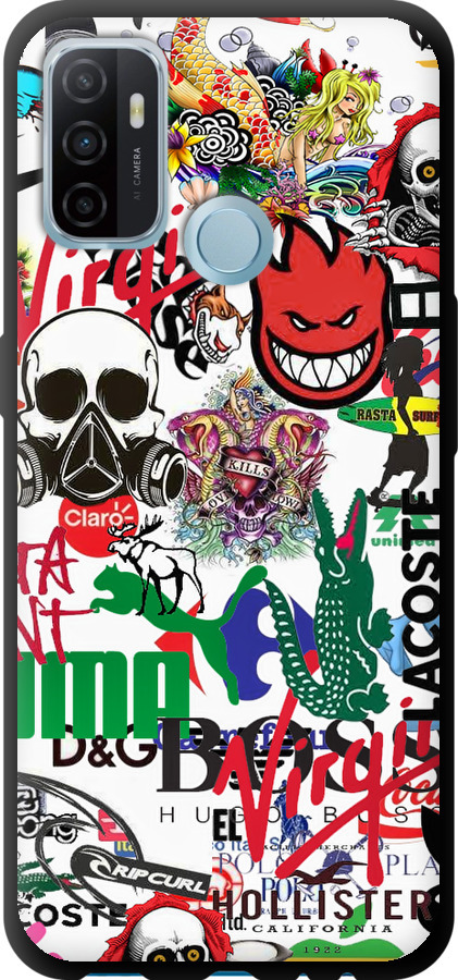 Many different logos