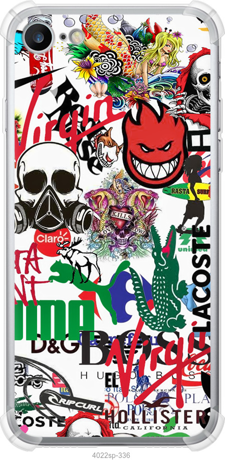 Many different logos