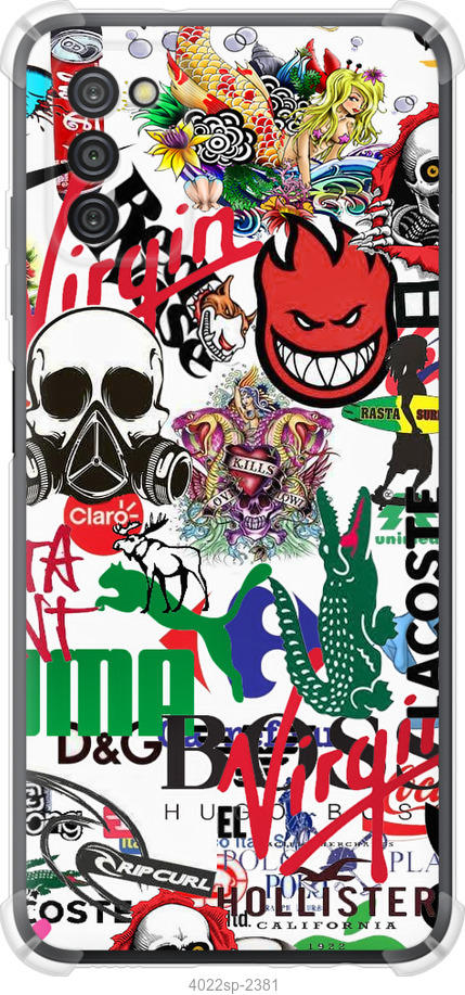 Many different logos