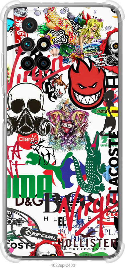 Many different logos