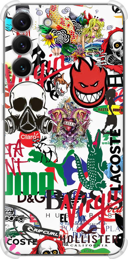 Many different logos