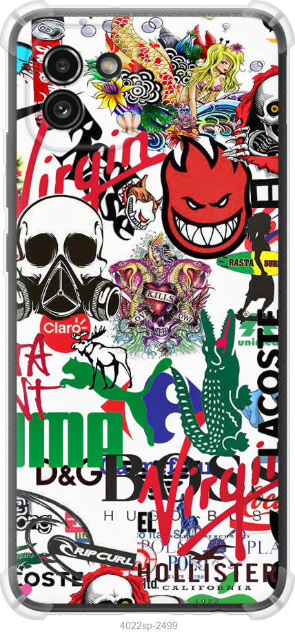 Many different logos