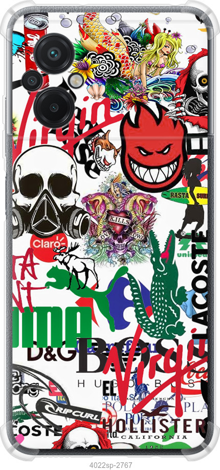 Many different logos