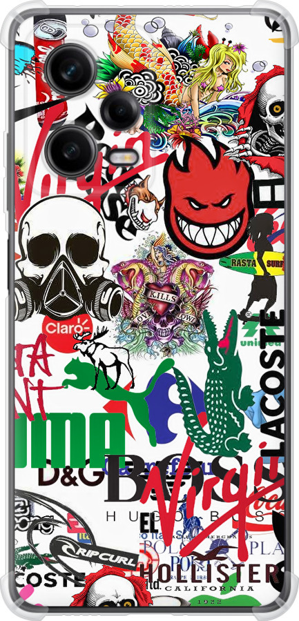 Many different logos