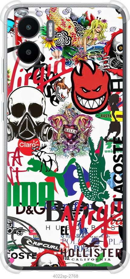 Many different logos