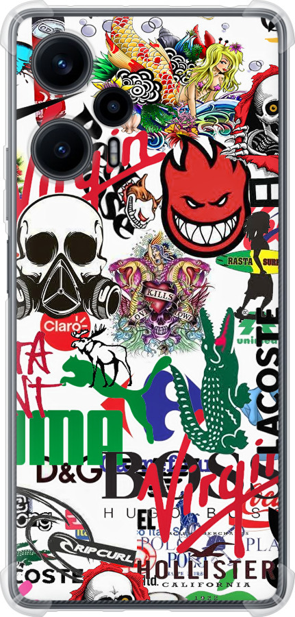 Many different logos