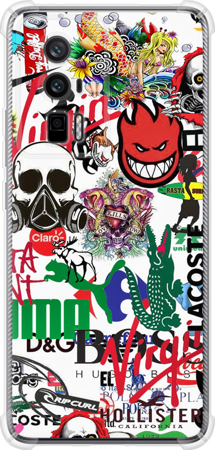 Many different logos
