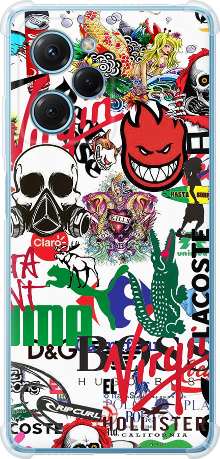 Many different logos