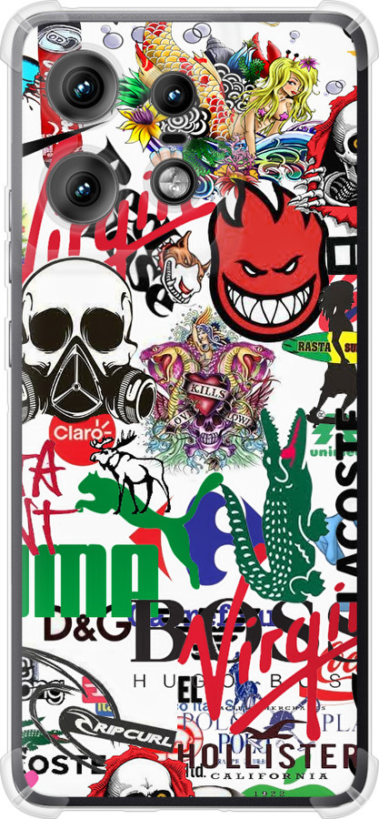 Many different logos