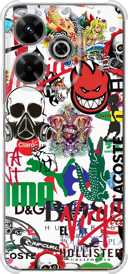 Many different logos