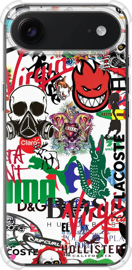 Many different logos