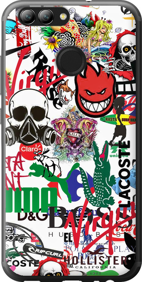Many different logos