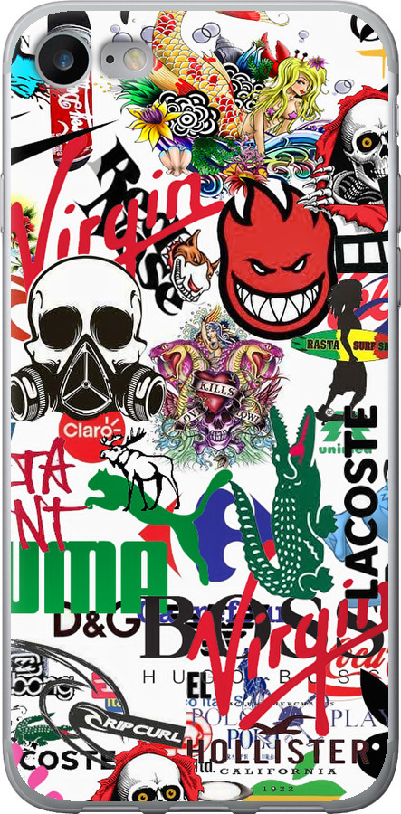 Many different logos