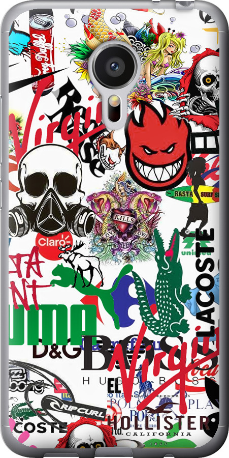 Many different logos