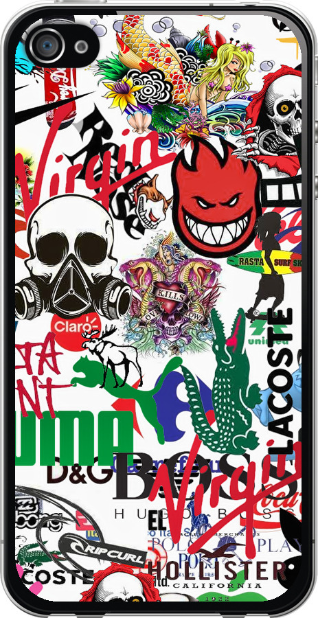 Many different logos
