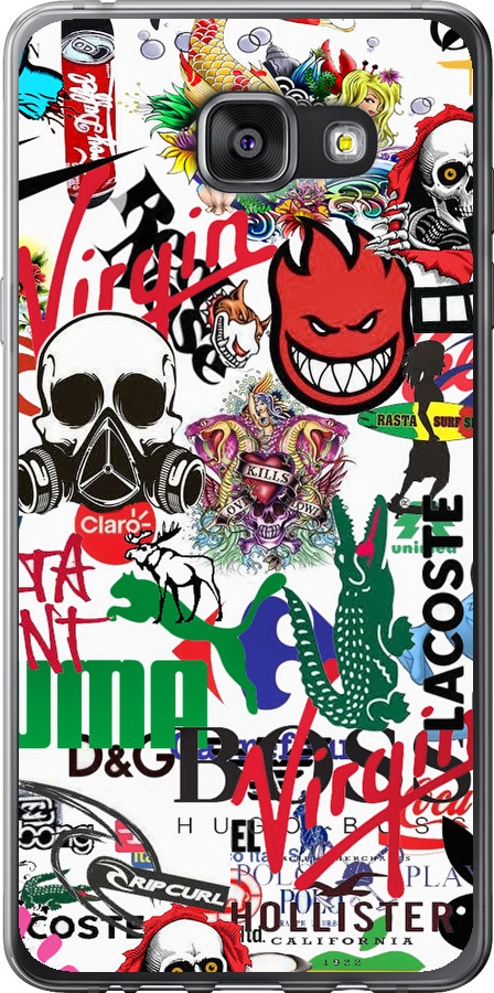 Many different logos