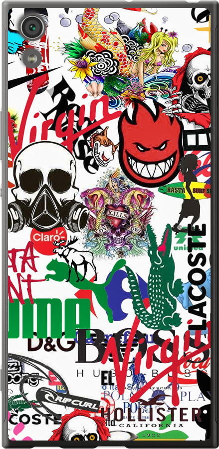 Many different logos