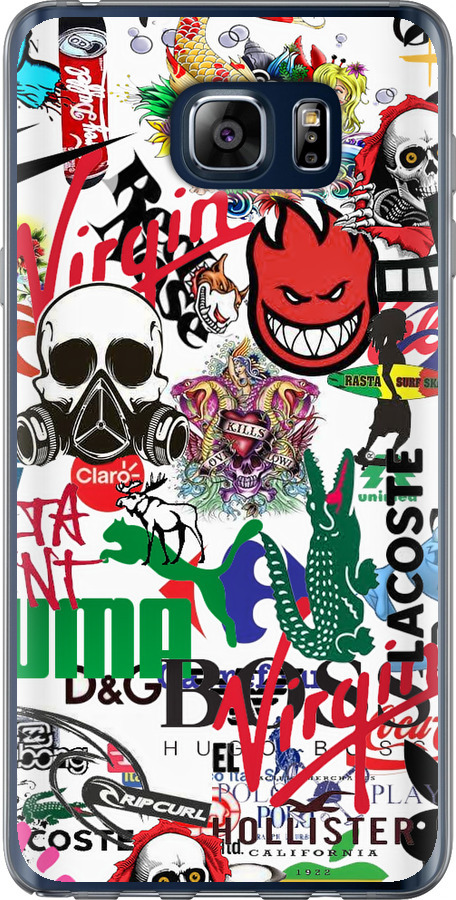 Many different logos