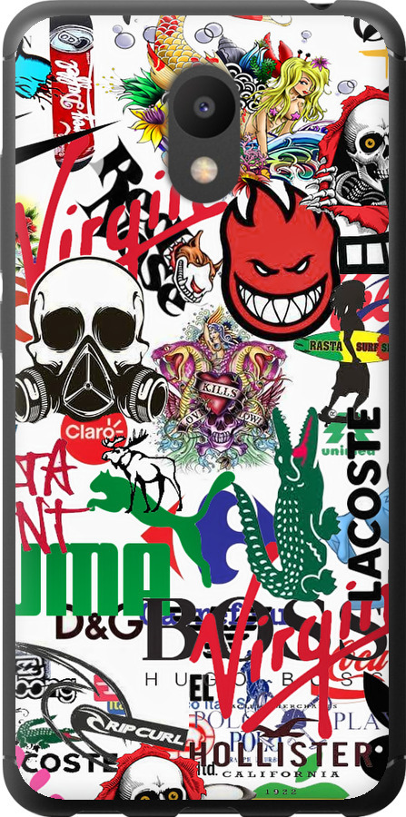 Many different logos
