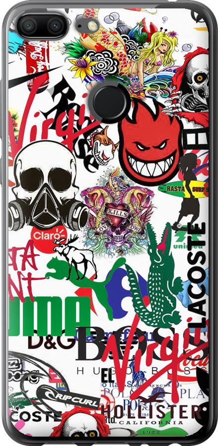 Many different logos