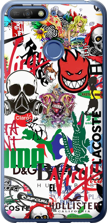 Many different logos