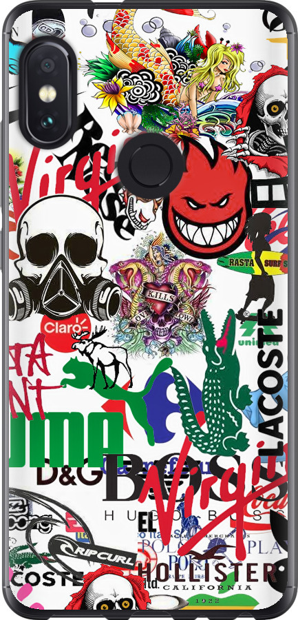 Many different logos