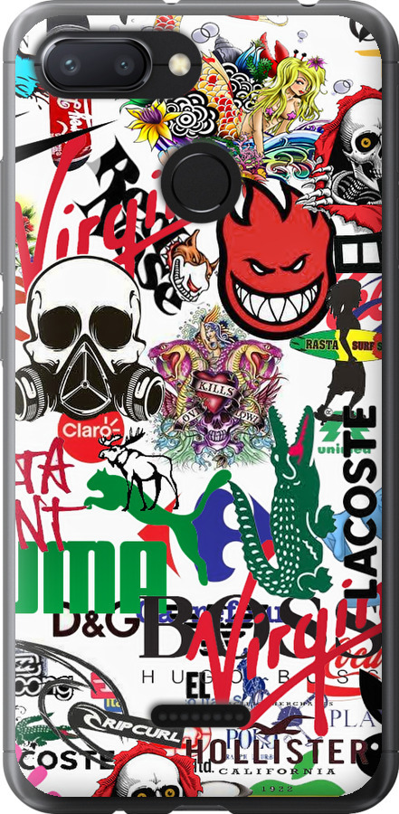Many different logos