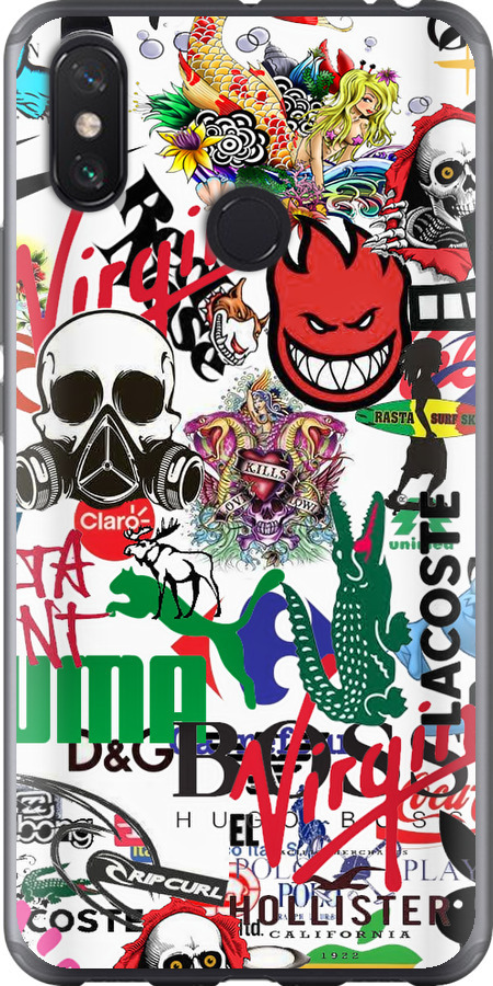 Many different logos