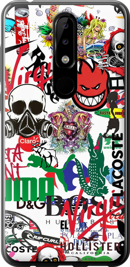 Many different logos